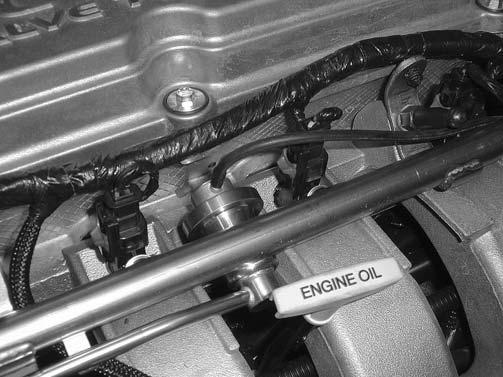 engine and oil filter change) (5) Review standard procedures and Section 14 to become acquainted with the fuel lines, hoses and clamps and fuel quick connect fittings.