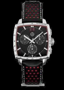 For him Men s chronograph watch, Classic Rally. Stainless steel case with tachymeter scale on the bezel.