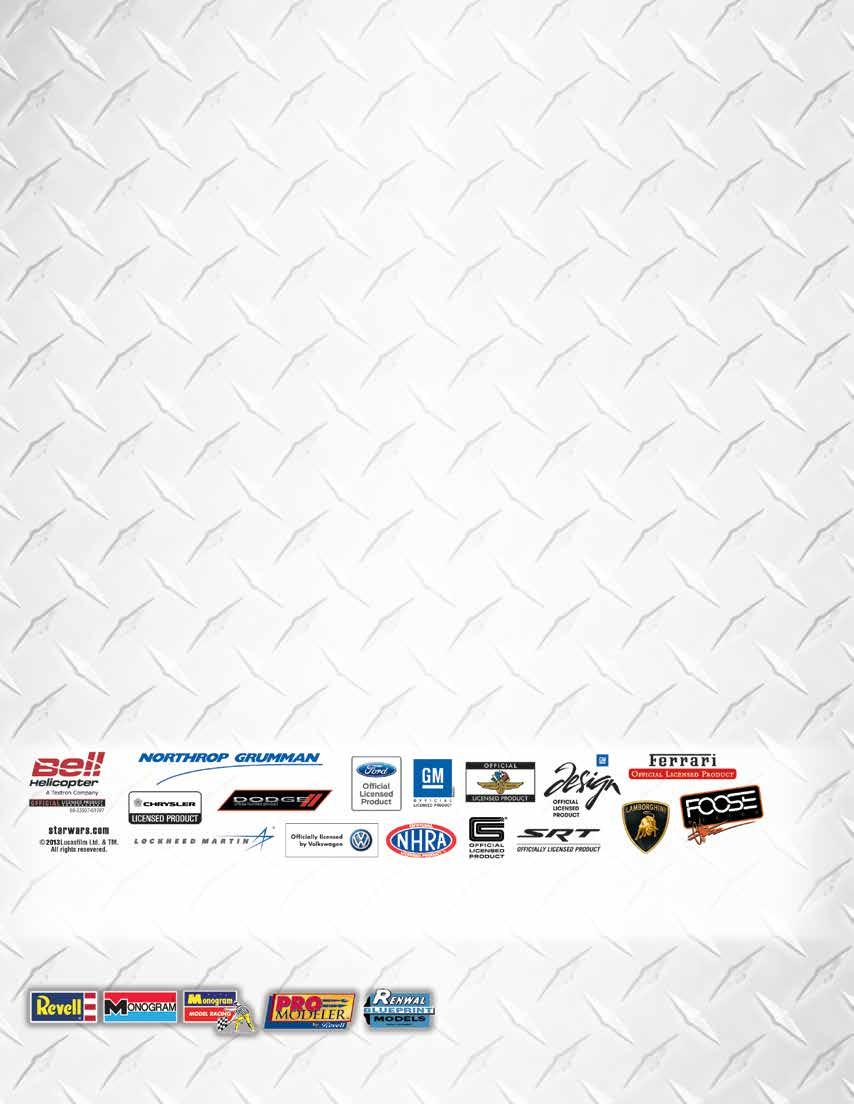 Special Thanks... Revell Inc thanks the following licensors for their cooperation and support: Audi AG Trademarks, design patents and copyrights are used with the approval of the owner AUDI AG.
