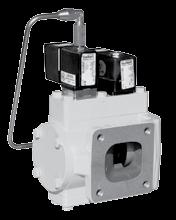 The valve, having a symmetrical bolt pattern, may be rotated in 90 increments allowing the outlet side of the valve to