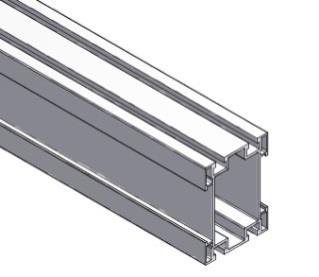 AL I-Beam available in 124, 164, 208 and 226 lengths. Last 3 digits denote length. A20143-XXX Helio Standard rail available in both clear and black anodized. Available in 84, 124, 164 and 206 lengths.