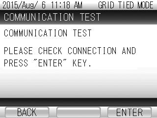 Press [ENTER] and confirm that the settings have been updated. 9 Press [BACK] at the screen displaying the current settings. This returns to the network settings screen.