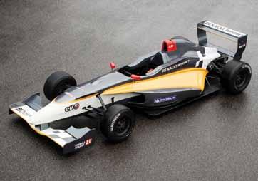 the airflow beneath the car. The aerodynamic options selected for New Formula Renault 2.