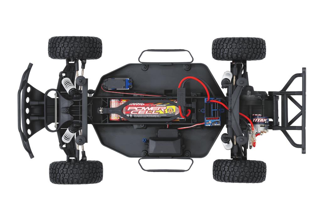 ANATOMY OF THE RAPTOR Toe Link Front Shock Tower Battery Compartment Chassis Rear Shock Tower Slipper Clutch