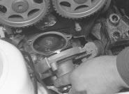 6 Unscrew the retaining bolts, and withdraw the water pump from the engine (see illustration).