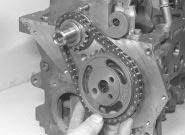 HCS engine in-car repair procedures 2A 7 10.2 Oil slinger removal from crankshaft cover).