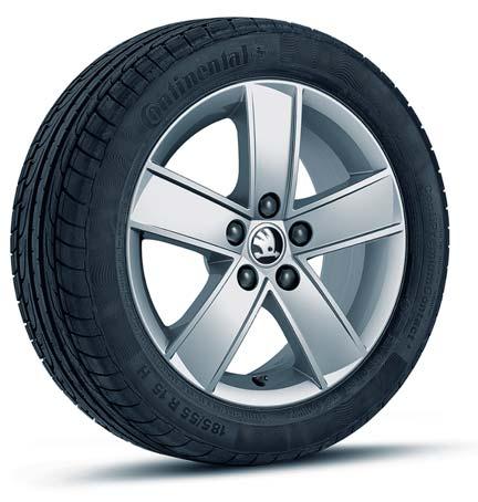for 215/45 R16 tyres in silver design (6V0 071