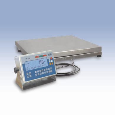 MULTIFUNCTIONAL STAINLESS SCALES WPW/H Multial scales consist of PUE C41H measuring indicator with backlit display and stainless platform scale.