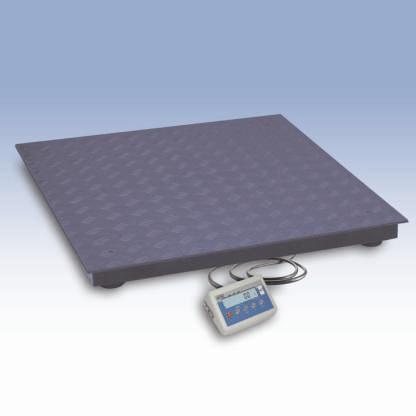 4 LOAD CELL MILD STEEL SCALES Measurement with application of 4 load cells is a guarantee of precise readout, no matter of place of loading the mass on the weighing pan.