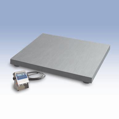 4 LOAD CELL STAINLESS STEEL SCALE Measurement with application of 4 load cells is a guarantee of precise readout, no matter of place of loading the mass on the weighing pan.