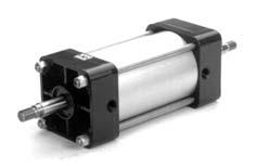 32 Air and Hydraulic Cylinders NFPA Industrial Type AVENTICS Corporation TaskMaster Pneumatic Cylinder MX1, MX2, MX3, MX4 5 and 6 bore D Double Rod MX1, MX2, MX3, MX4 Tie Rods Extended MX1 Tie rods