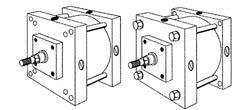. page 54 Bore sizes 8 14 ME3 ME4 MOUNTING INDEX HEAD SQUARE FLANGE Bore sizes 8 14.