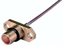 Straight panel cable plugs (male) > for semi-rigid cables > cable entry soldered > 2-hole mounted > body material: CuBe, gold plated Assembly instruction 15_-50-1-15/111_NE 22649704 Y2