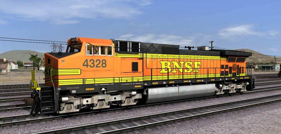 1 Dash 9 BNSF This locomotive appears as Dash9-44CW BNSF in the browser list. 2.