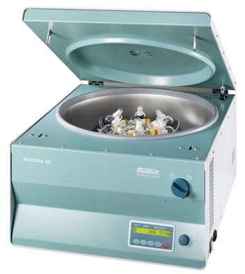 ROTOFIX 46/46 H Special applications require special solutions Centrifuges for use in research and industrial laboratories should ideally be robust and able to cope with the demands of such