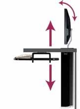 Visual Display Options Display Option Features, Benefits and Options The Trolley Personal Monitor Arm Systems Available in all Series Low voltage electrical motor to lift and lower monitor
