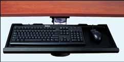 Essential Accessories Center Mount Articulating Retractable Keyboard Mechanism & Tray Features lift and lock arm and easy guide track.