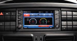 IVECONNECT includes a 7 touch-screen built into the dashboard and comes complete with radio, CD player, ipod / iphone and MP3 compatible USB socket, Bluetooth connection with steeringwheel-mounted
