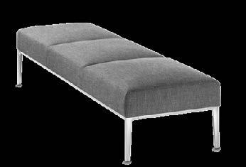 Asienta Benches Upholstery material 60 66 67 74 87 Bench 44 144 69 ( 17⅜" 56¾" 27⅛") 864/3 2