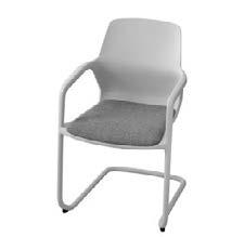 Metrik Cantilever chair Upholstery material 37 47 54 60 63 66 67 74 Standard height backrest 45 87 57 60 ( 17¾" 34¼" 22½" 23⅝") 186/3 with seat cushion Coated frame, not stackable 293 328 338 352 440