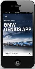 service Direct access to BMW Genius Hotline by call or e-mail Available on: www.bmwgeniusapp.