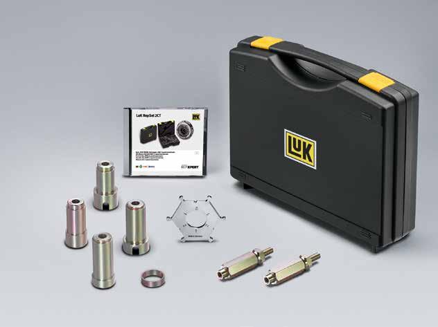 3.4 Supplementary tool kit (for the previous LuK double clutch special tool, part no. 400 0423 10) The previous Renault tool kit (part no.