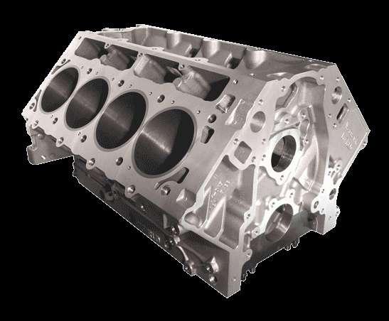 BLOCKS WARHAWK LS1/LS7 Chevy ALUMINUM LS BLOCKS TECHNICAL SPECIFICATIONS Two Extra Head Bolts Per Cylinder Redesigned Water Jackets For Enhanced Cooling Uses Standard LS Components Material: 357-T6