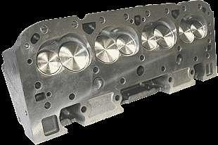 MOTOWN Small Block Chevy IRON CYLINDER HEADS Designed for use in racing applications where cast iron heads are mandated, or for larger displacement small block street-type engines, World s 220cc