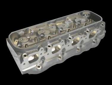 HEADS MERLIN III Big Block Chevy ALUMINUM CYLINDER HEADS This highly evolved, race-proven cylinder head is capable of supporting in excess of 800 horsepower in as cast form.
