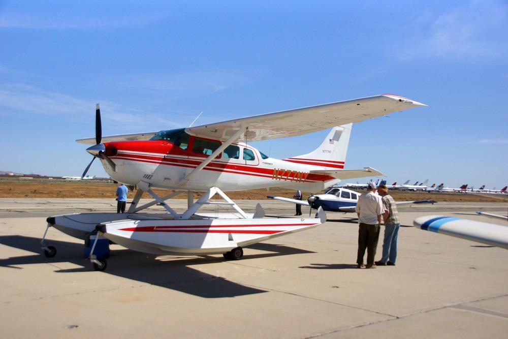 Check out this Cessna U206 Super Skywagon amphibious floatplane from Modesto, CA!