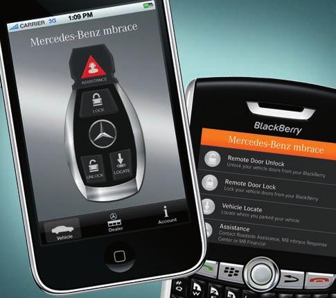 Three buttons inside your Mercedes- Benz can connect you to emergency services, our 24 hour Customer Assistance Center, or our Roadside Assistance service.