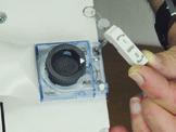 circuit breaker manually using a key in the side motor operator.