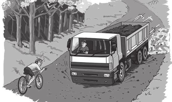 Vibration and other Damage Control your speed over rough and undulating roads, vibrations can be felt a long way from the road surface In rural towns and villages be aware that repeated HGV movements