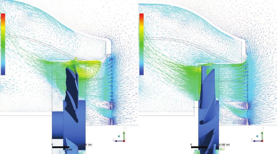 WEG increased the number of CFD simulations performed from four per month in 2005 to 800 per month currently. of motors.
