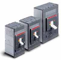 With Tmax T4, T5 103,5 mm and T6 it s easy to achieve your goal: The three sizes - T4, T5 and T6 - offered by ABB SACE up to 1000 A feature a really high rated current/volume ratio.