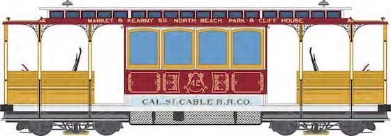4 Cable Cars Cable Car No. 42 is a special double-end cable car built in 1906. It served the O Farrell, Jones & Hyde line until that route was discontinued in 1954.