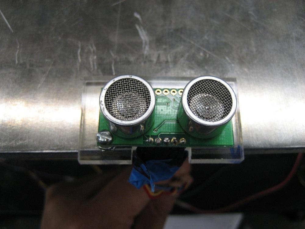 Key Parts and Challenges ultrasonic sensor We originally wanted to go with a piezoelectric sensor that would sense small changes in the force on the top aluminum plate and automatically assist the