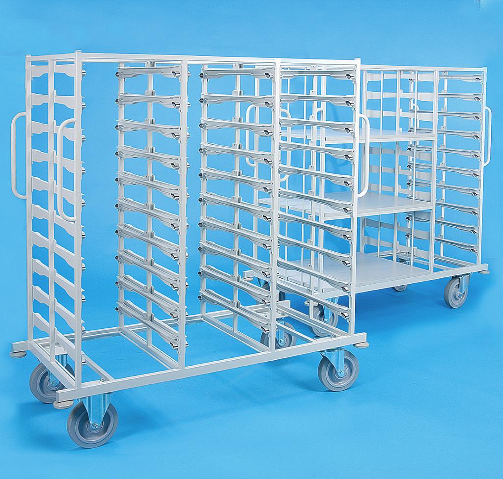 5mm (5 ) - 4 swivel Transport cart R-0 Art. no. 4-6488 x0 sets of VARIO supporting rails For modules Insertion AAA Measurements of Transport cart: 500x700xH600mm (59x4½x6 ) Wheels: dia.