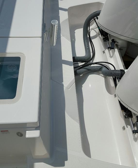 Integrated Rigging Increased Platform Area and Ease of Water Entry