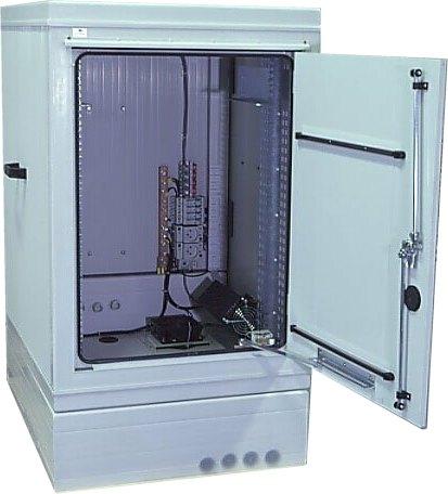 resistance IK 10, - 19 racks provided inside - Earthing, cabling, cable glands, - Document holder inside the door (as option), with padlocking device
