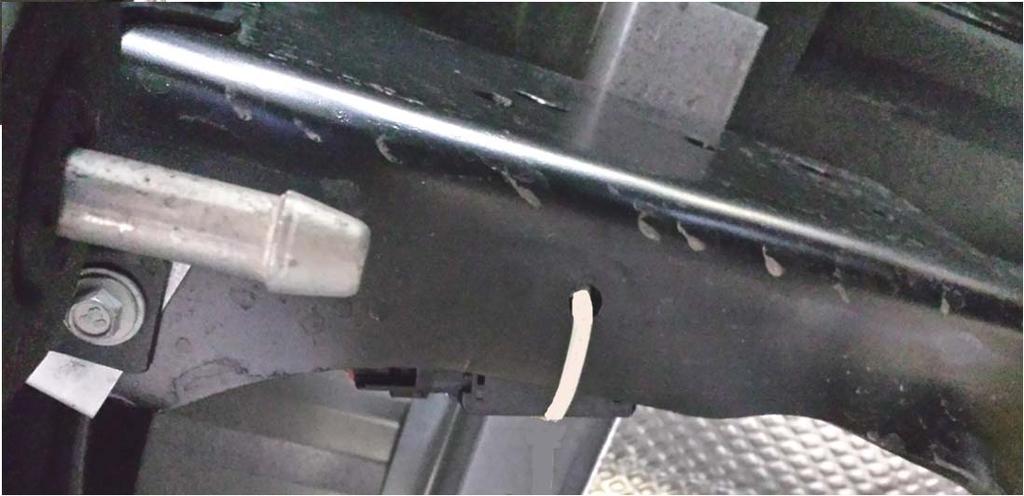 Exhaust Sensor Stainless Tie Exhaust Sensor Hole in passenger side