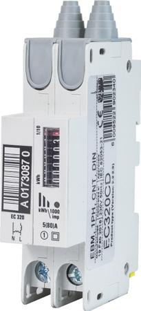 Ecolec 300 The Ecolec 300 series is a rail mounted, compact, Class 1 electricity meter, available as a single or three phase meter showing the consumption of the installation.