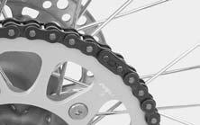 Clean the drive chain in high flash-point solvent and allow it to dry. 3. Inspect the drive chain for possible wear or damage.