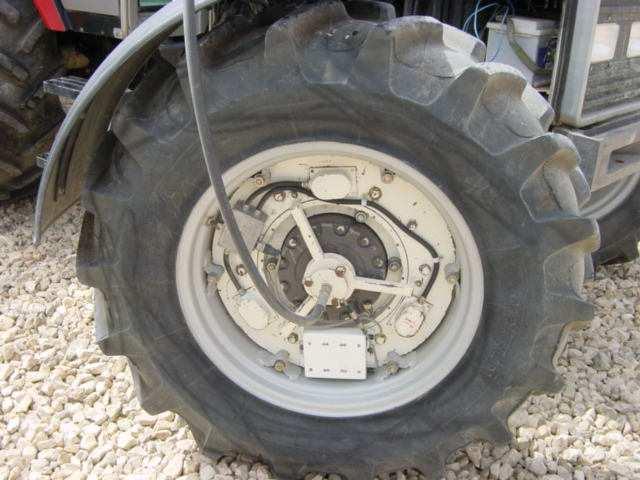 was measured by an RS optical proximity sensor mounted at the front of the tractor near to the crankshaft pulley. Fluid temperatures were measured using platinum resistance thermometers.