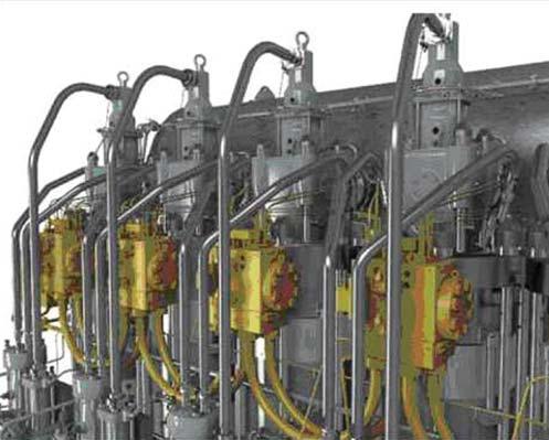 je instalacija visokotlačnih kompresora za dobavu plina. Osnovni dizajn koncepta sustava dobave plina temelji se na dva plinska kompresora.