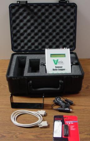 Electronics Overview and Set-up The Veris Sensor Data-Logger kit includes the items shown in Figure 10.
