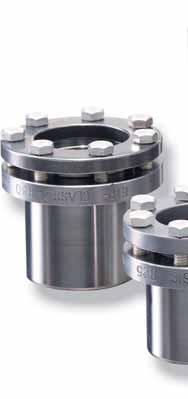 Type R has hexhead stainless steel screws, in order to facilitate easy cleaning when used for example in machines for processing food.