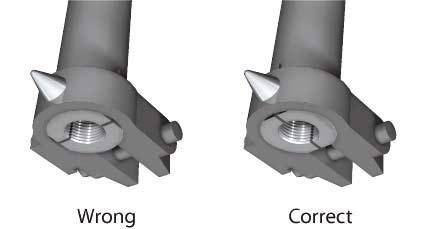 Figure 4: Soft Seat Assembly Figure 5: Actuator Stem / Stem Clamp Alignment WARNING: For valves equipped with separable end flanges, do not machine body gasket surfaces.