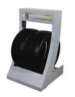The showroom tire stand is mobile with its 4 hidden casters which makes it fast and easy to change your showroom layout.