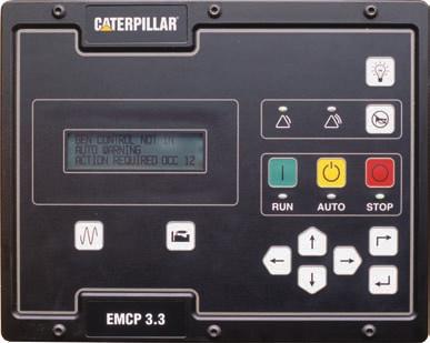CAT ELECTRONIC MODULAR CONTROL PANEL The optional Cat Electronic Modular Control Panel (EMCP) is an innovative engine monitoring and display system.